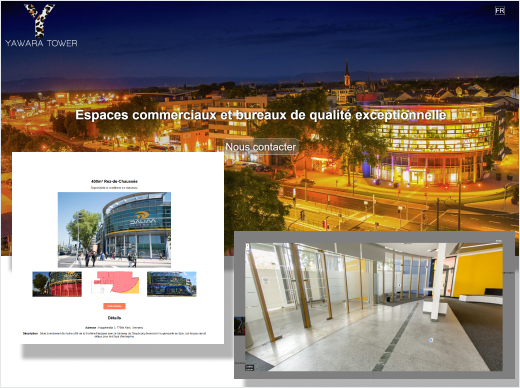 Site vitrine Yawara Tower, espaces commerciaux à Kehl
